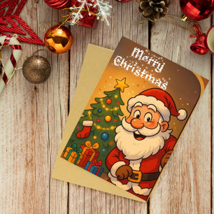 Weihnachtsmann Karte
