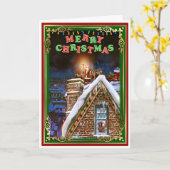 Weihnachtsmann Karte (Gelbe Blume)