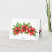 Weihnachtsmann Karte (Rückseite)