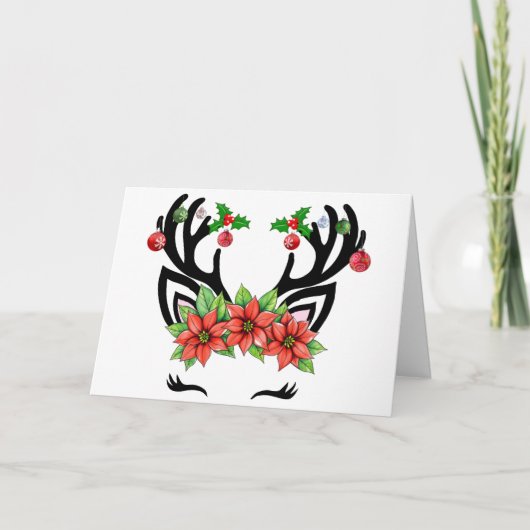 Weihnachtsmann Karte (Vorderseite)
