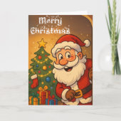 Weihnachtsmann Karte (Vorderseite)