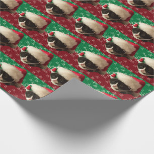 Weihnachtsmann-Katzen-Packpapier Geschenkpapier