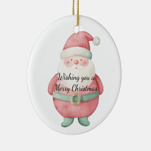 Weihnachtsmann Keramik Ornament (Rechts)