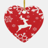 Weihnachtsmann Keramik Ornament (Vorne)