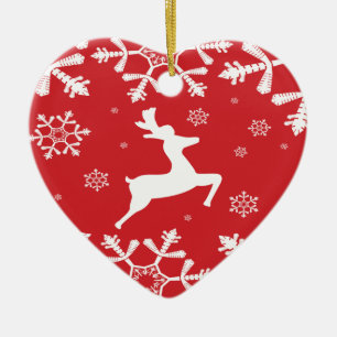 Weihnachtsmann Keramik Ornament