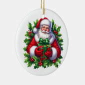 Weihnachtsmann Keramik Ornament (Rechts)