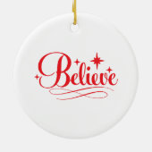 Weihnachtsmann Keramik Ornament (Hinten)