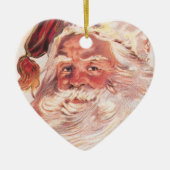 Weihnachtsmann Keramik Ornament (Vorne)
