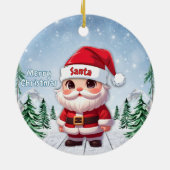 Weihnachtsmann 🎅🎄 keramik ornament (Hinten)
