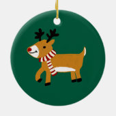 Weihnachtsmann Keramik Ornament (Hinten)