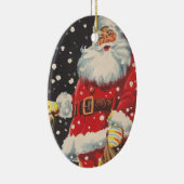 Weihnachtsmann Keramik Ornament (Rechts)