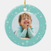 Weihnachtsmann Keramik Ornament (Hinten)