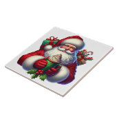 Weihnachtsmann-Keramikfliese Fliese (Seite)