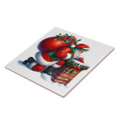 Weihnachtsmann-Keramikfliese Fliese (Seite)