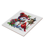 Weihnachtsmann-Keramikfliese Fliese (Seite)
