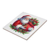 Weihnachtsmann-Keramikfliese Fliese (Seite)