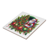 Weihnachtsmann-Keramikfliese Fliese (Seite)