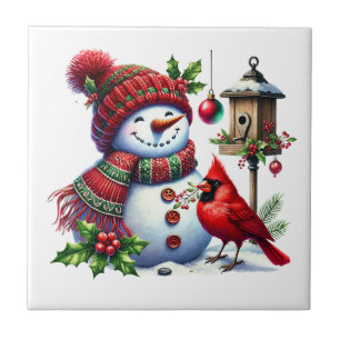 Weihnachtsmann-Keramikfliese Fliese