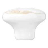 Weihnachtsmann Keramikknauf (Seitenansicht)