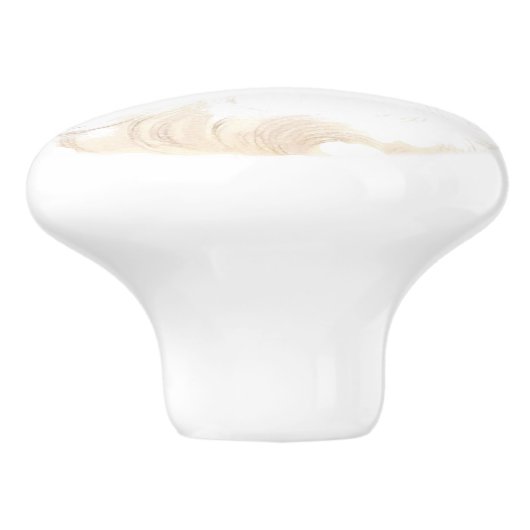 Weihnachtsmann Keramikknauf (Seitenansicht)