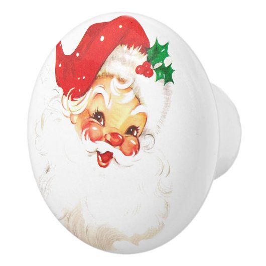 Weihnachtsmann Keramikknauf (Rechts)