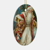 Weihnachtsmann Keramikornament (Rechts)