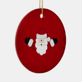 Weihnachtsmann Keramikornament (Rechts)