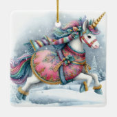 Weihnachtsmann Keramikornament (Rückseite)