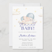 Weihnachtsmann-Kinderdusche Einladung (Vorderseite)