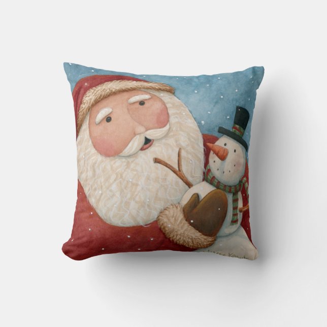 Weihnachtsmann - Kissen (Vorderseite)
