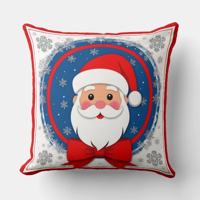 Weihnachtsmann Kissen (Vorderseite)
