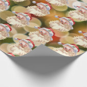 Weihnachtsmann-Klassiker Geschenkpapier (Ecke)