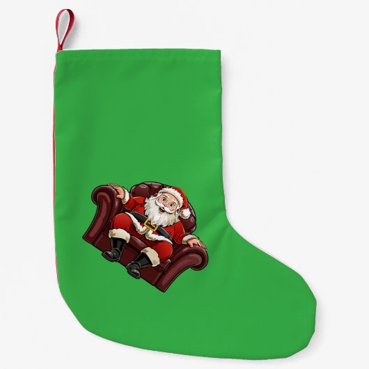 Weihnachtsmann Kleiner Weihnachtsstrumpf (Vorderseite)