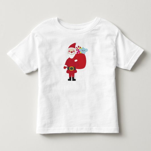 Weihnachtsmann Kleinkind T-shirt (Vorderseite)
