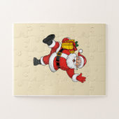 Weihnachtsmann kommt Puzzle (Horizontal)