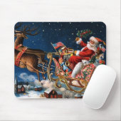 Weihnachtsmann kommt zur Stadt Mousepad (Mit Mouse)