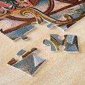 Weihnachtsmann kommt zur Stadt Puzzle (Seite)