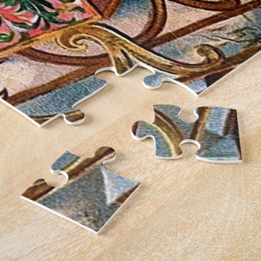 Weihnachtsmann kommt zur Stadt Puzzle (Seite)