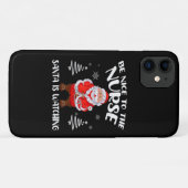 Weihnachtsmann-Krankenschwester Case-Mate iPhone Hülle (Rückseite (Horizontal))