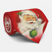 Weihnachtsmann Krawatte (Gerollt)