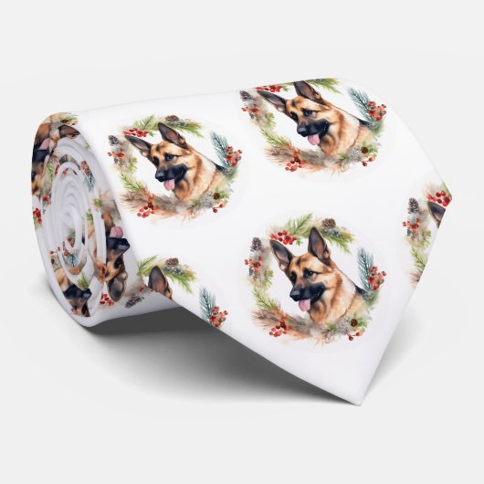 Weihnachtsmann Krawatte (Gerollt)