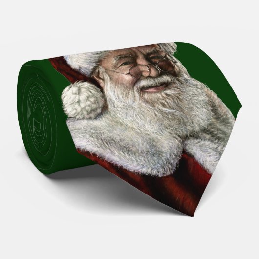 Weihnachtsmann Krawatte (Gerollt)