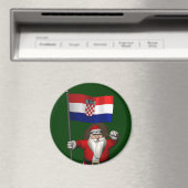 Weihnachtsmann Kroatien besuchen Magnet (In Situ (Geschirrspüler))