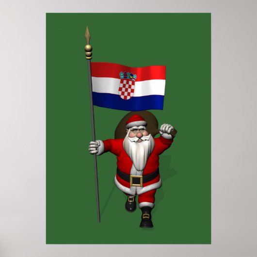 Weihnachtsmann Kroatien besuchen Poster (Vorne)