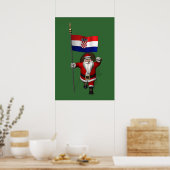 Weihnachtsmann Kroatien besuchen Poster (Küche)