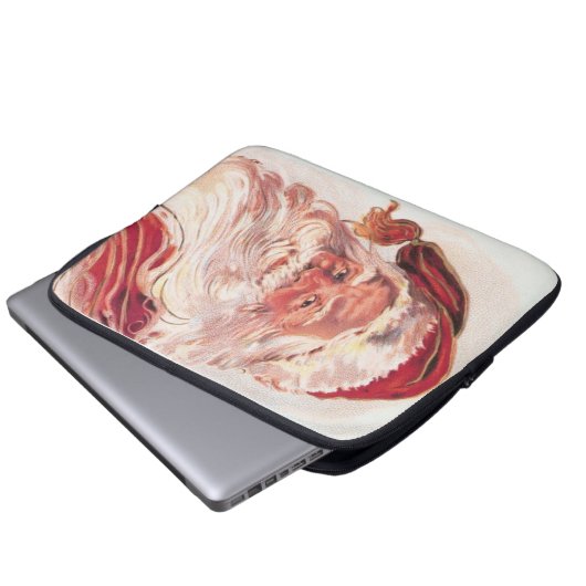 Weihnachtsmann Laptopschutzhülle (Vorne Knopf)