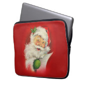 Weihnachtsmann Laptopschutzhülle (Vorderseite Links)