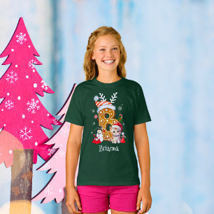 Weihnachtsmann-Lebkuchen-Brief B Girl T-Shirt