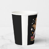 Weihnachtsmann Lebkuchen Sportler Baseballspieler  Pappbecher (Rechts)