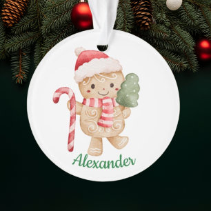 Weihnachtsmann Lebkuchen Weihnachten Baby Junge Fo Ornament